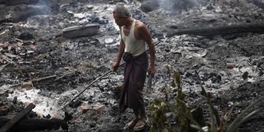 Duka korban kerusuhan sektarian Myanmar