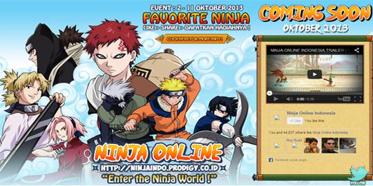 TCP gelar para calon shinobi ikuti acara Ninja Online