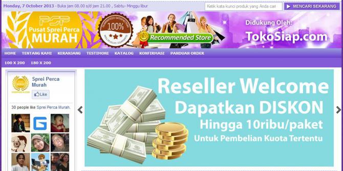 Sprei berbahan unik ala SpreiPerca.com