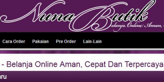 Nuna Butik surganya penggila belanja fashion