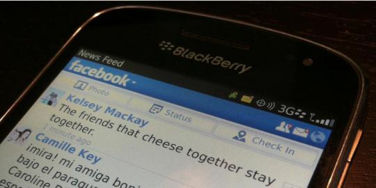 Facebook untuk BlackBerry bawa perubahan besar