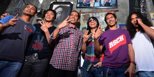 Sambangi Jokowi, Slank minta izin gelar konser