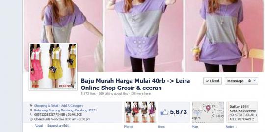 Fashion trendy wanita mulai 40 ribu di Leira Online Shop