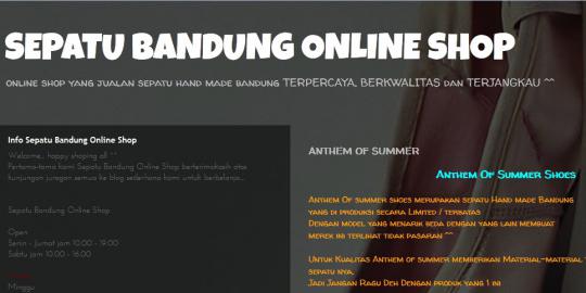 Sepatu bagus ya di Sepatu Bandung Online Shop