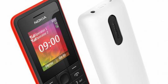 Nokia 107, ponsel dual SIM murah