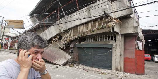 Gempa 7,2 SR di Filipina runtuhkan beberapa bangunan