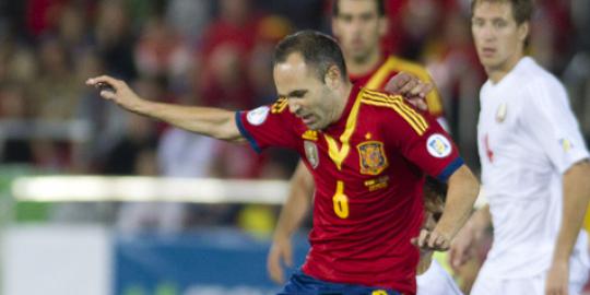 Iniesta: Spanyol tak akan santai main di 'Kampung' saya