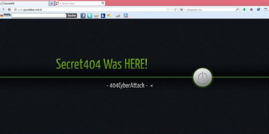 Situs TNI kembali disatroni hacker