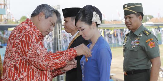 SBY anugerahkan tanda kehormatan pada 7 atlet berprestasi