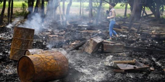 Polisi tangkap empat tersangka pengebom di Myanmar