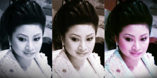 menelepon ibu asuh dan teriak