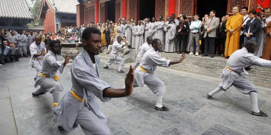 Ketika warga Afrika memilih belajar kungfu shaolin di China