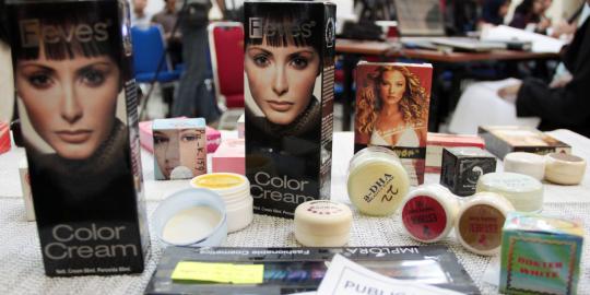 BPOM razia kosmetik ilegal senilai miliaran rupiah