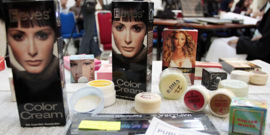 BPOM temukan 4.232 barang kosmetik mengandung bahan berbahaya