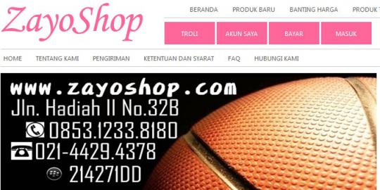 Bertubuh sehat dengan berolahraga bersama Zayoshop.com