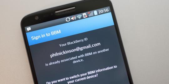 Awas, BBM hanya bekerja di satu handset saja!