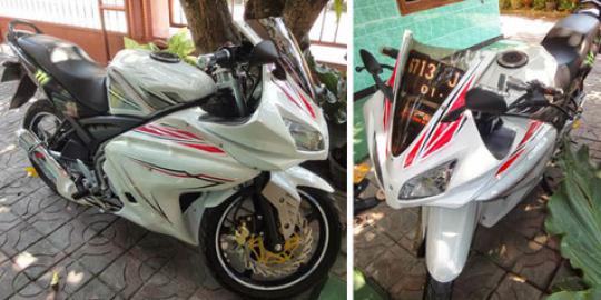 Modifikasi Yamaha Vixion fairing R125 merdeka com