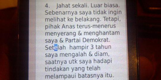 Peringatkan petinggi Demokrat, SBY sebar SMS