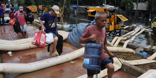 Rumah pompa hanya mampu sedot air genangan