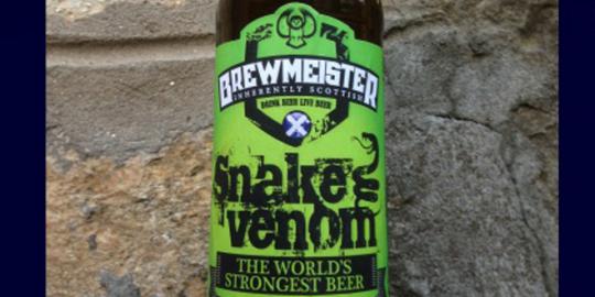 Snake Venom, bir dengan kadar alkohol tertinggi sedunia
