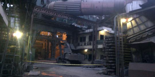 Polisi: Ledakan pabrik besi disebabkan kabel pengangkut putus