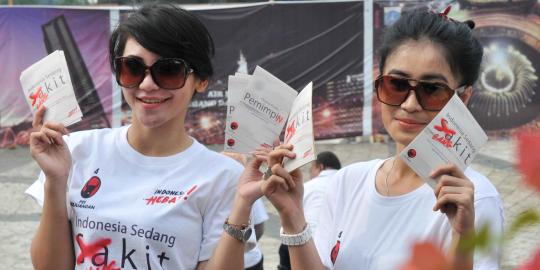 Berkaos PDIP, 30 cewek cantik promosikan 'Orang Muda Pemimpin'