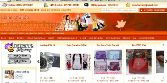 Gratis jadi anggota reseller baju import di LiansolShop.com