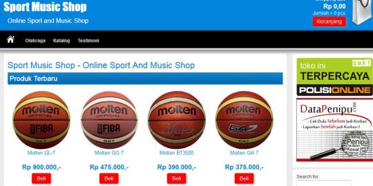 Bola olahraga kini juga tersedia online