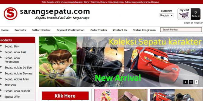 Sepatu bermerek dan asli? Sarangsepatu.com gudangnya 