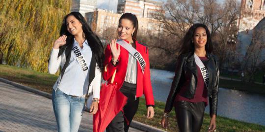 Mengintip kegiatan kontestan Miss Universe 2013 di Moskow