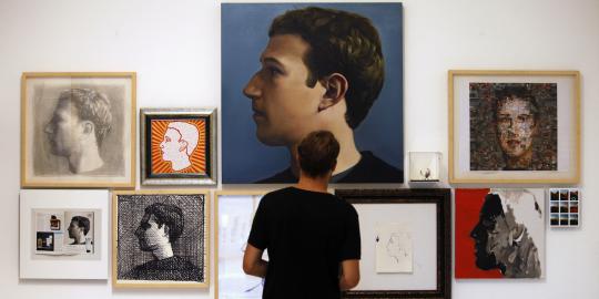 Lukisan Mark Zuckerberg ini dijual Rp 6,3 miliar