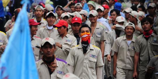 Tuntutan buruh jadi pertimbangan Jokowi tentukan UMP DKI