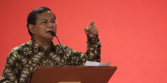 Prabowo: Rakyat Indonesia hanya jadi kacung di negara sendiri