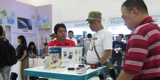 Logitech obral produk di Indocomtech 2013