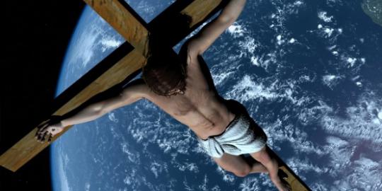 Aktor Polandia gesekkan penisnya ke patung Yesus