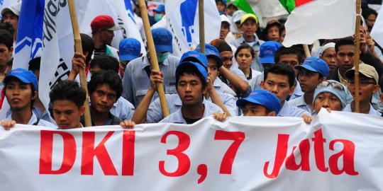 Tolak upah Rp 2,4 juta, buruh siap geruduk kantor Jokowi lagi