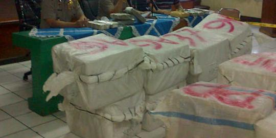 Pengiriman 58 kg ganja dari Aceh ke Medan digagalkan