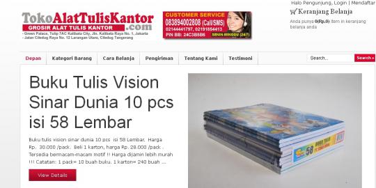 Belanja alat tulis kantor di TokoAlatTulisKantor.com