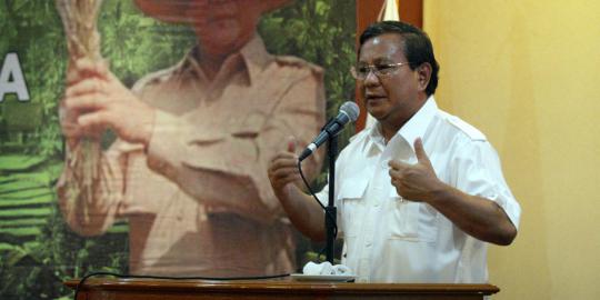 Prabowo: Kalau kerjaan susah, saya mau jadi dukun di Hambalang