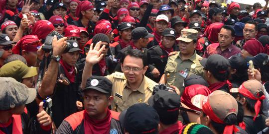 Siapa caleg yang disebut Ahok jadi dalang aksi buruh?