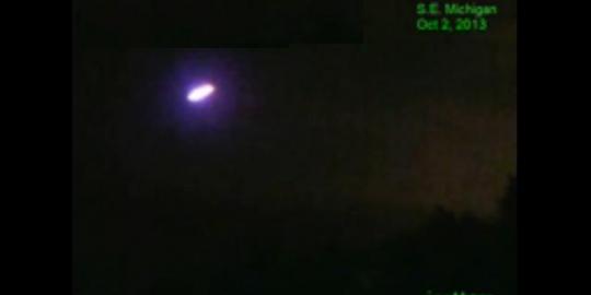 Penampakan UFO di Michigan berhasil tertangkap kamera