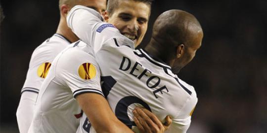 Defoe oecahkan rekor gol Spurs di Eropa