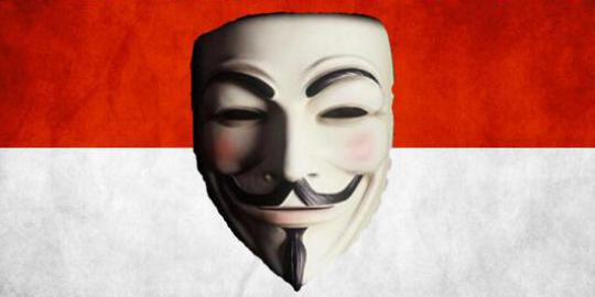 Anonymous Indonesia dapat dukungan dari masyarakat di tanah air