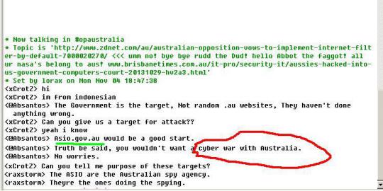 Ini transkrip chatting hacker Indonesia dan Australia