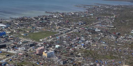 Pantauan udara pasca Topan Haiyan terjang Filipina