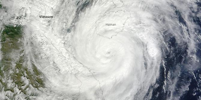 Inilah penampakan Badai Haiyan yang diambil NASA
