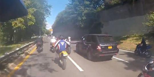 Update! Polisi terlibat kasus bikers keroyok pengemudi Range Rover!