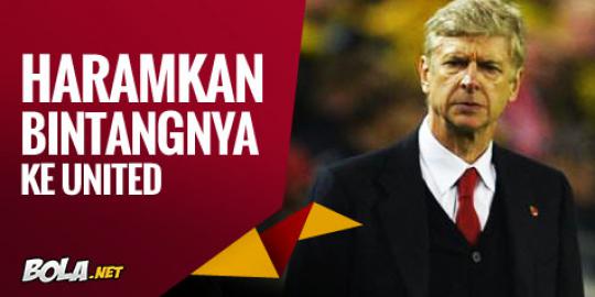 Wenger: Tidak ada lagi bintang Arsenal ke MU