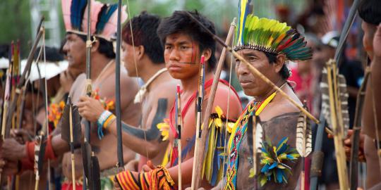 49 Suku pedalaman di Brasil ikuti kompetisi olahraga tradisional