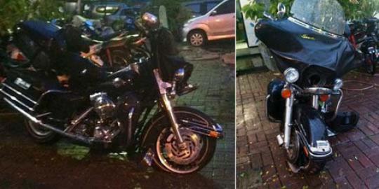 Pelajar hajar trotoar menteng pakai Harley-Davidson Police!